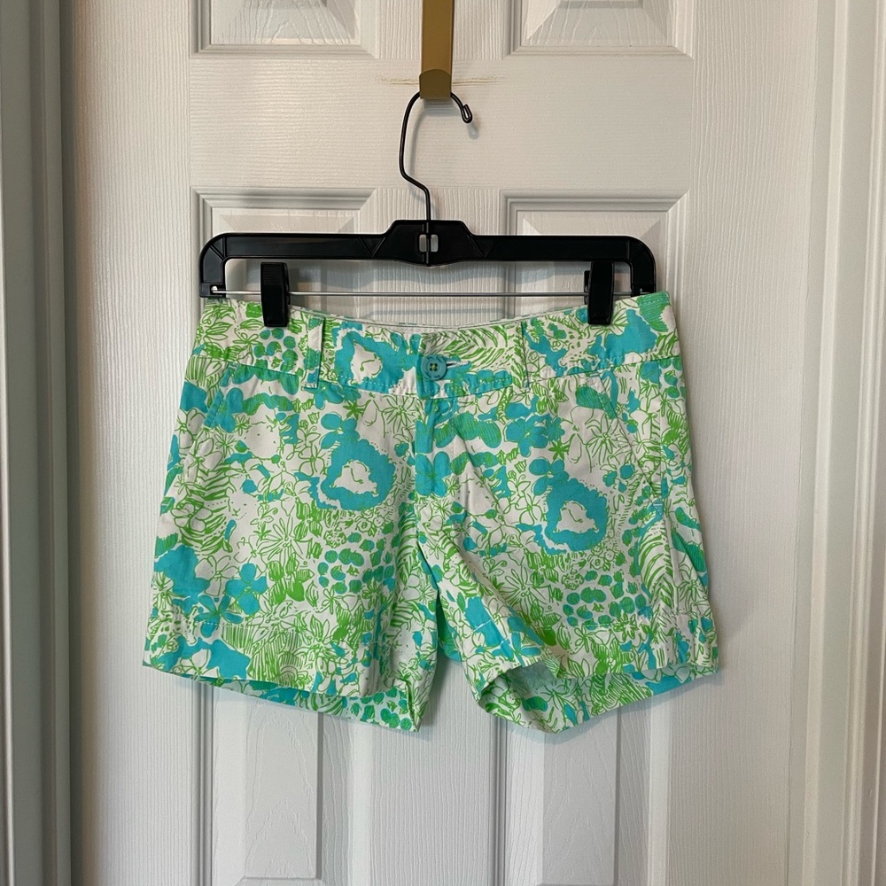 Lilly Pulitzer The Callahan Short - Limeade It’s a Zoo